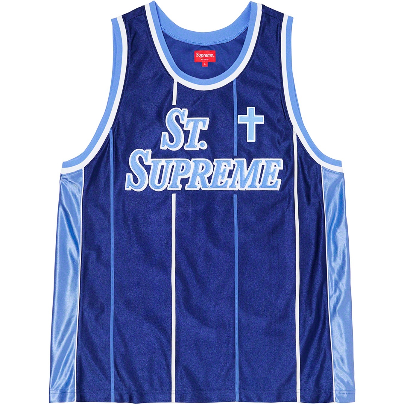 St. Supreme Basketball Jersey view 8